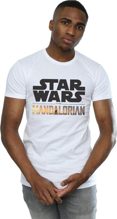 Immagine prodotto Star Wars The Mandalorian Logo Maglietta Uomo (XL)
