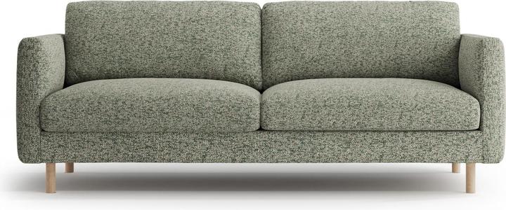 Actual product image Micadoni Sofa, "Eden", 3 Seats, Moss Green Melange, 173x92x90 Made in Europe (3-seater)