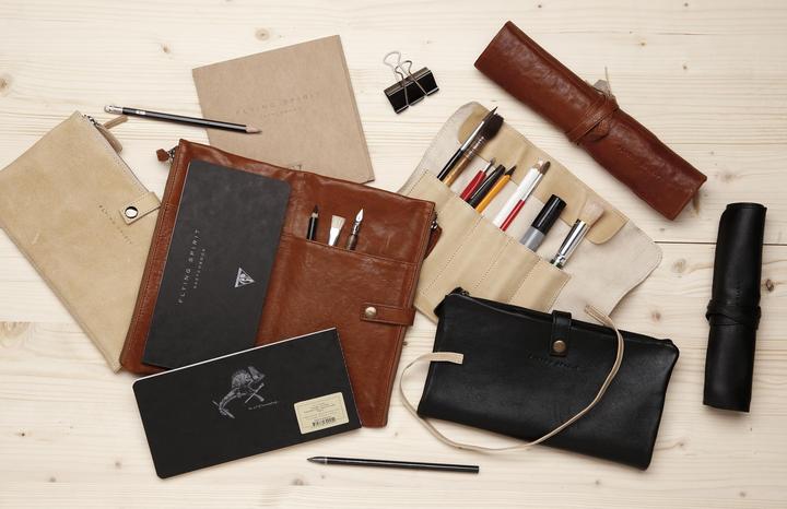 Actual product image Clairefontaine Artist's pencil case