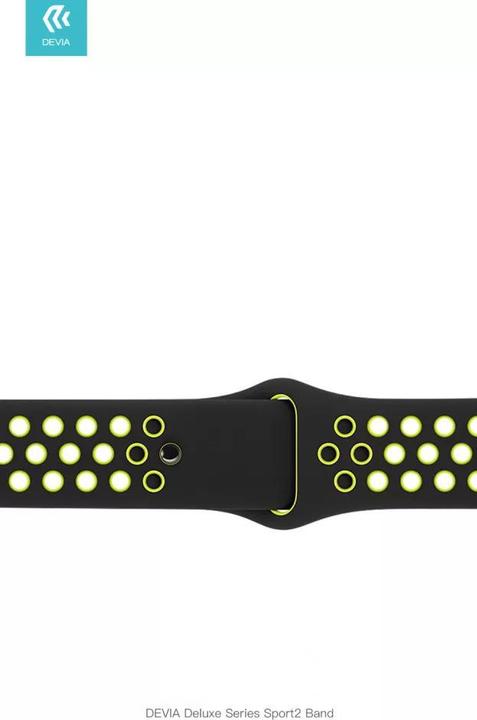 Image du produit Devia Bracelet Sport NoirJaune 424445mm (44 mm, Nylon, Tissu)