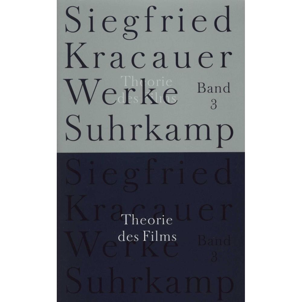 Werke in neun Bänden, Fachbücher von Siegfried Kracauer
