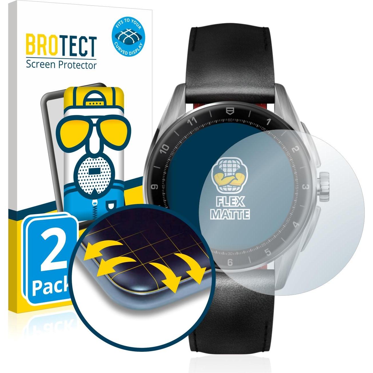 Thumbnail - BROTECT Full-Cover Displayschutz Matt, Smartwatch Schutzfolie, Grau