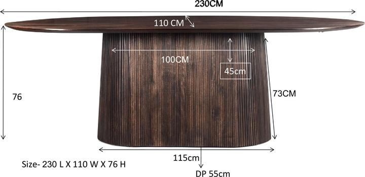 Actual product image Livingfurn Salvator (110 x 230 cm)