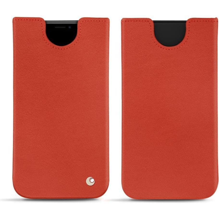 Noreve Lederschutzhülle (Apple iPhone XS Max), Smartphone Hülle, Orange