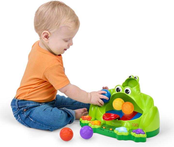 Immagine prodotto Bright Starts Poppin' Ball Frog Boldspil (Francese, Inglese, Italiano, Olandese, Polacco, Spagnolo, Tedesco)