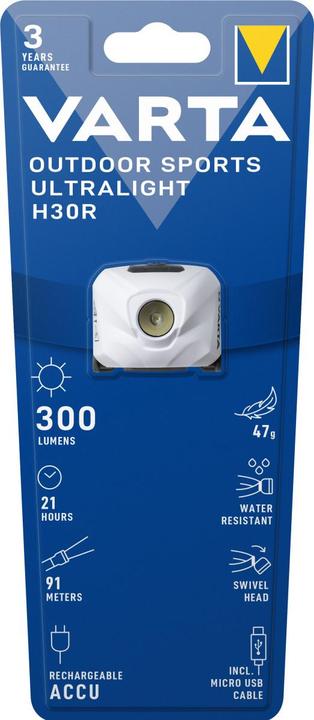Image du produit Varta Ultraléger H30R (300 lm)