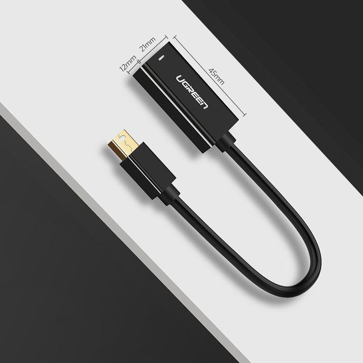 Produktbild Ugreen Mini Display Port zu HDMI Adapter Konverter 1080P (HDMI, Mini DP, 14 cm)