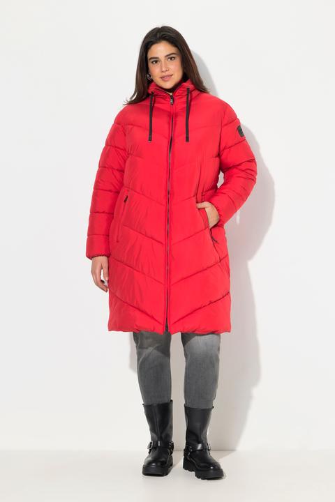 Image du produit Ulla Popken Manteau matelassé HYPRAR, tissu déperlant, fermeture zippée sur les côtés (46, 48)
