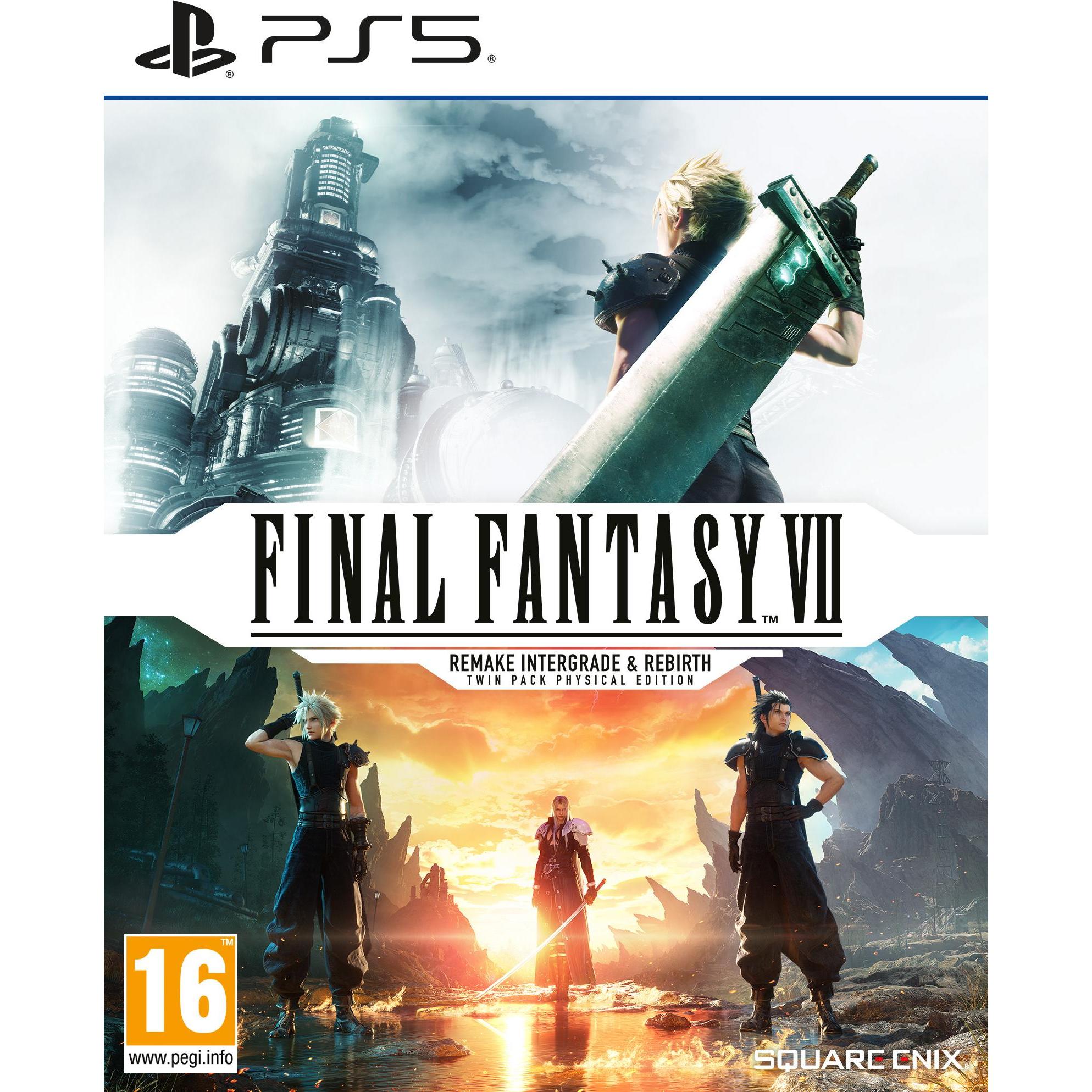 Square Enix, Final Fantasy VII (7) Remake Intergrade and Final Final Fantasy VII Rebirth twin pack