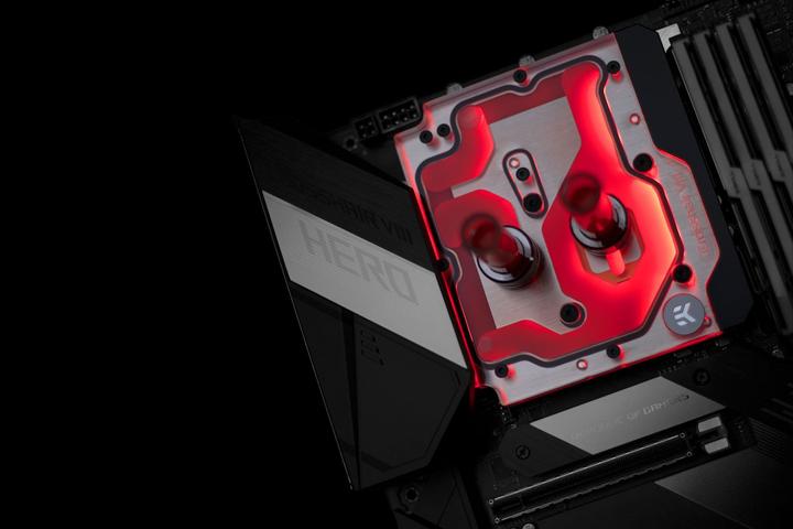 Immagine prodotto EKWB EK-Quantum Momentum ROG Crosshair VIII Hero D-RGB Monoblocco D-RGB - Acrilico