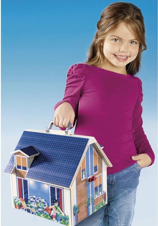 Produktbild Playmobil Mitnehm-Puppenhaus (70985, Playmobil Dollhouse)