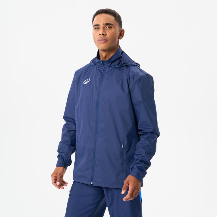 Kipsta Damen/Herren Fussball Regenjacke - VIRALTO Club marineblau (M)