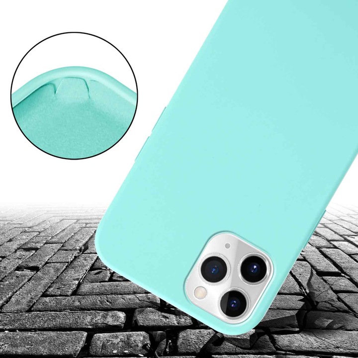 Actual product image Cadorabo TPU Cover Mobile Phone Chain Liquid (Apple iPhone 11 Pro Max)