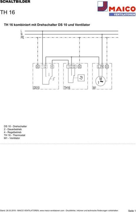 Actual product image Maico heat governor