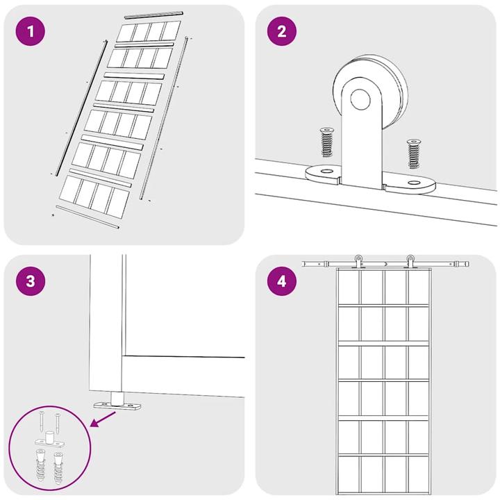 Image du produit vidaXL Schiebetür