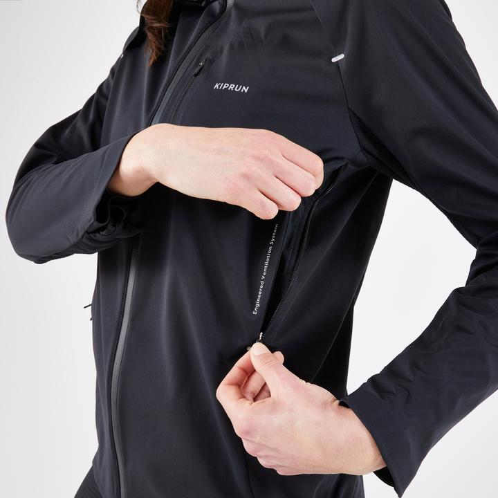 Image du produit Kiprun Veste de course à pied femme - Run 900 Warm Regul noir (XL)