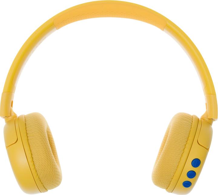 Productafbeelding Buddyphones kinderkoptelefoon draadloos POPFun (Geel)