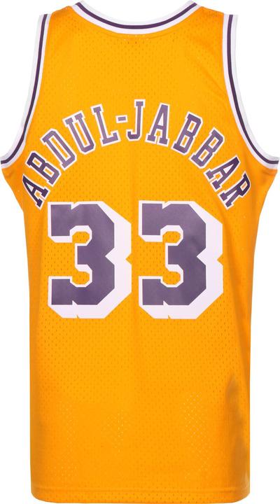 Actual product image Mitchell & Ness Swingman Jersey La Lakers 198485 Kareem Abduljabbar (S)