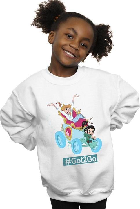 Image du produit Disney - Sweat WRECK IT RALPH CINDERELLA AND VANELLOPE - Fille (128)