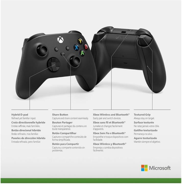 Produktbild Microsoft Wireless Controller (PC, Xbox Series X, Xbox Series S, Xbox One X, Xbox One S, Android, iOS)