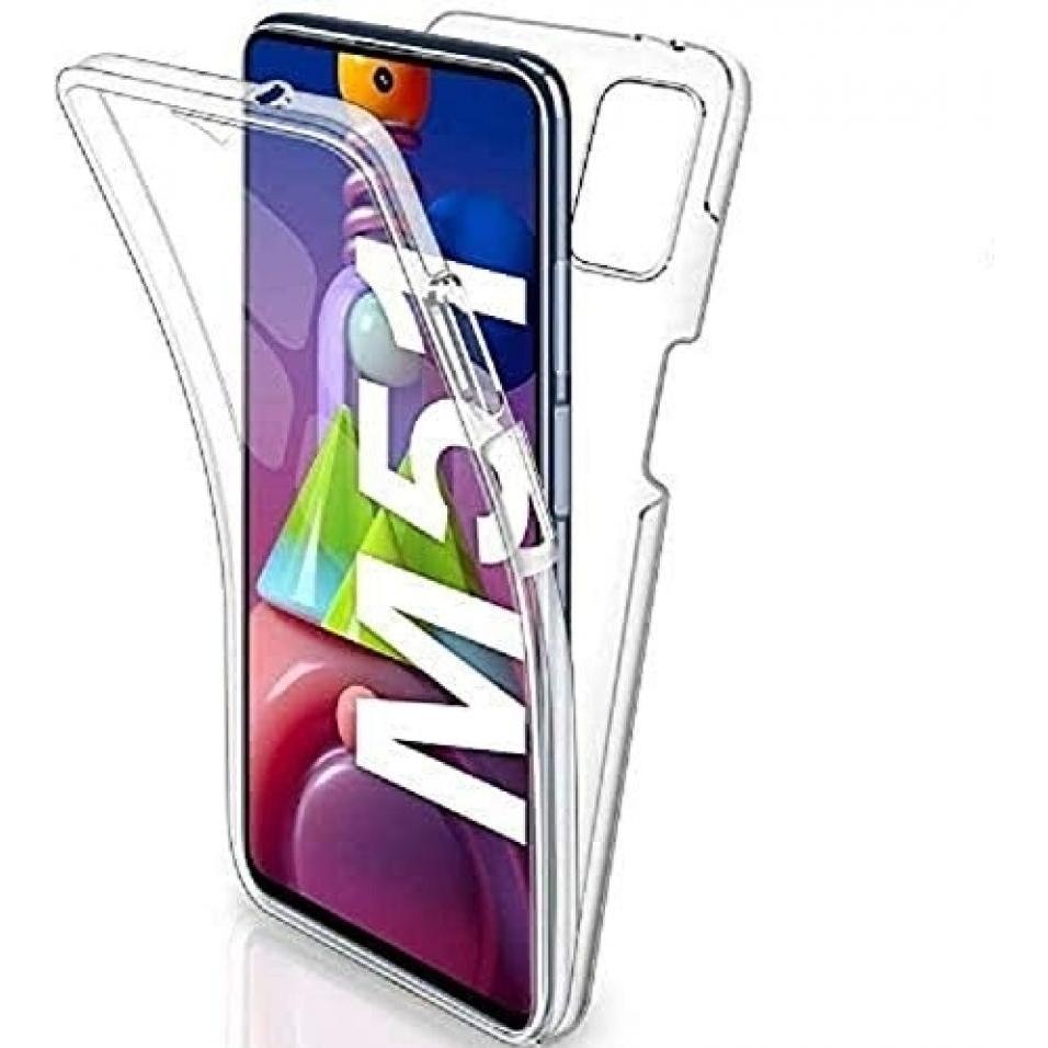 Screenguard 360° Screen & Body Protector Samsung Galaxy M51 Hülle mit Folie (Samsung Galaxy M51), Smartphone Hülle, Tran...