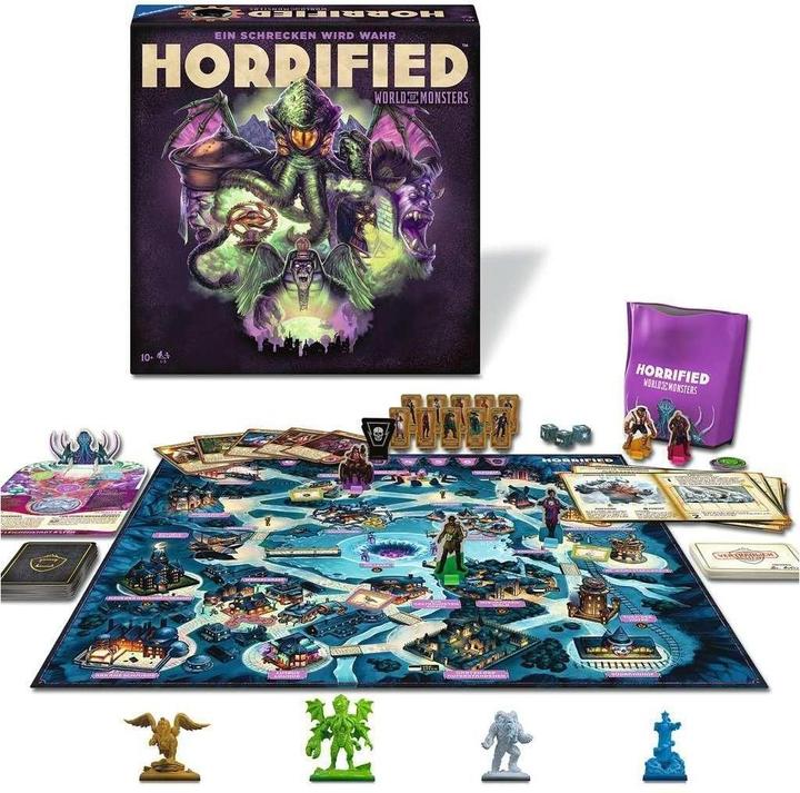 Productafbeelding Ravensburger 22892 - Horrified: World of Monsters - Coöperatief en meeslepend bordspel voor iedereen (Duits)