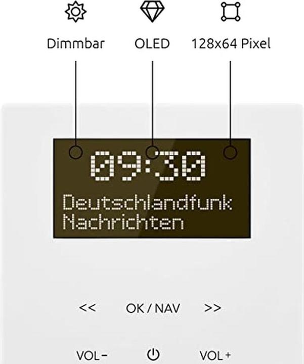 Image du produit TechniSat DigitRadio Up 55 (DAB+ DAB, FM, Bluetooth)