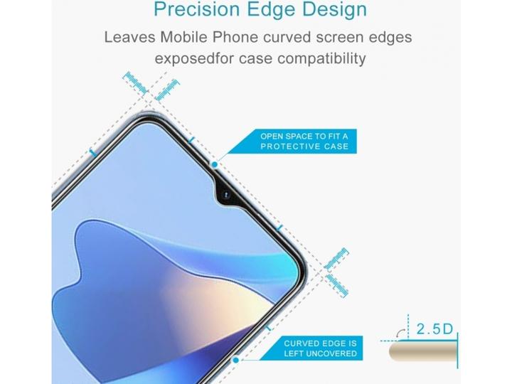 Actual product image Screenguard Oppo A16s bulletproof glass protective film Case Friendly Design (1 Piece, Oppo A16s)