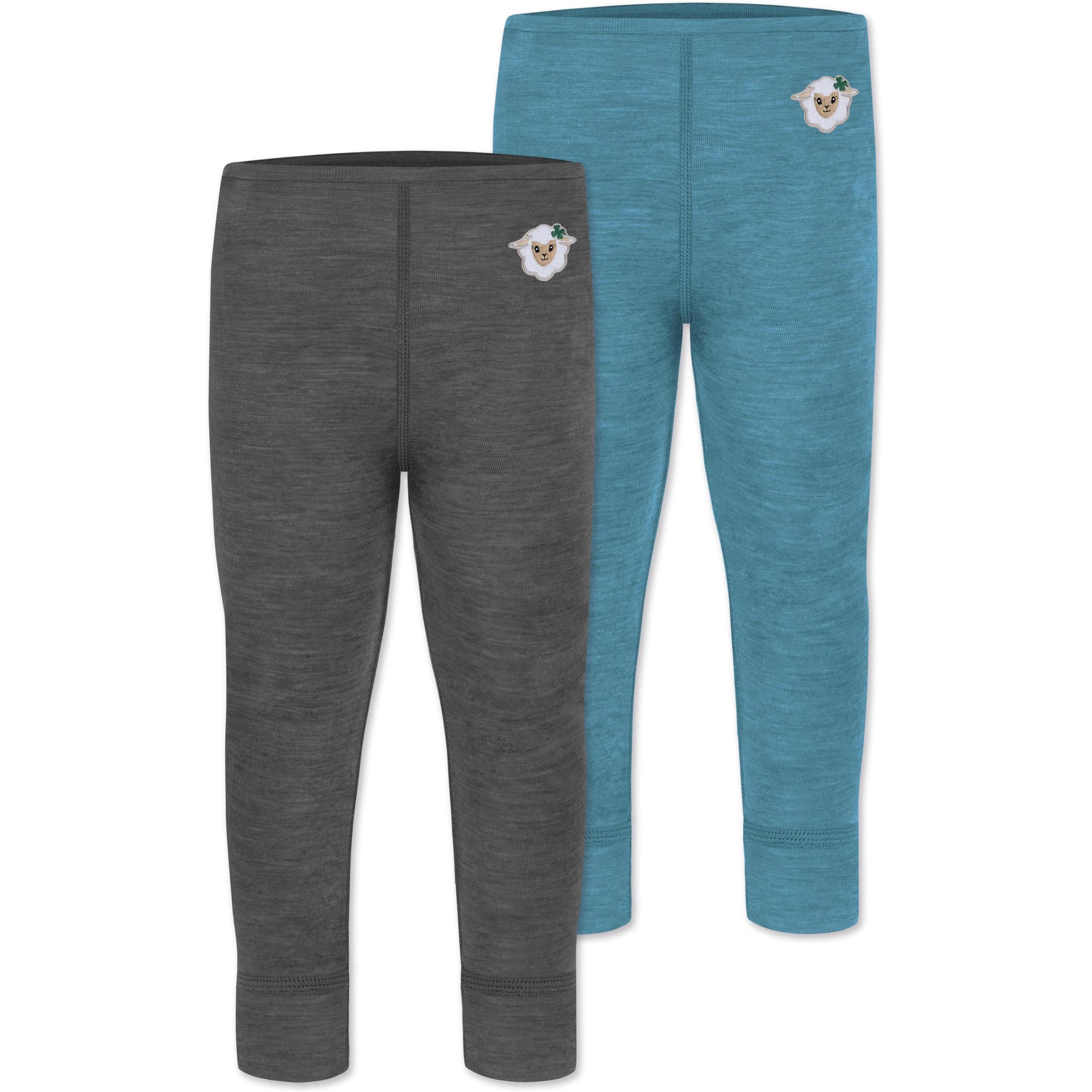 Thumbnail - Normani, Herren, Hosen, 2er Pack Baby Merino Hose „Tutira" - 9507, Blau, (62)