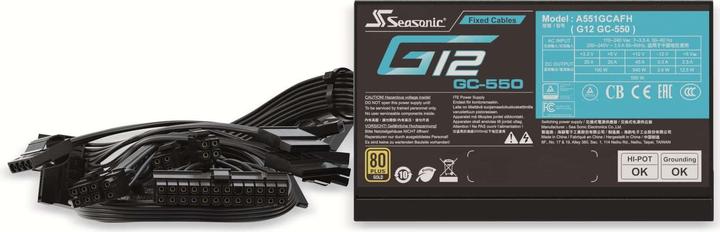 Productafbeelding Seasonic Voeding G-12 550 W (550 W)