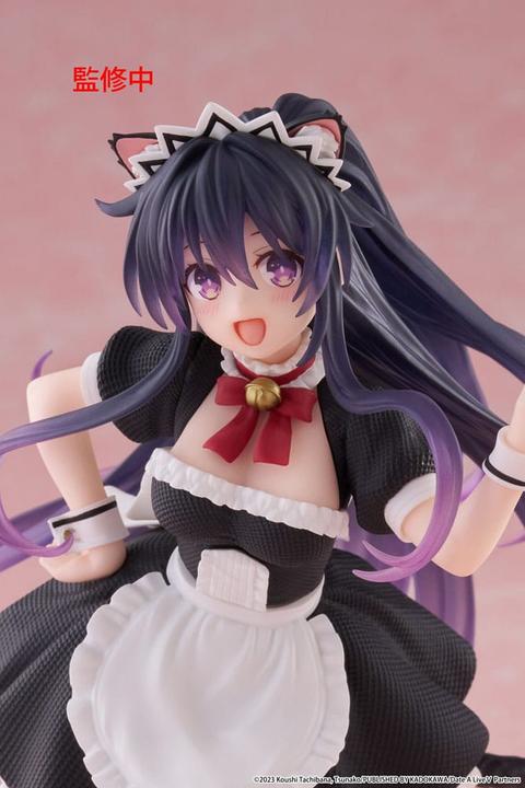 Actual product image Taito Date A Live V Coreful PVC Statue Tohka Yatogami Cat Ear Maid Ver. 18 cm