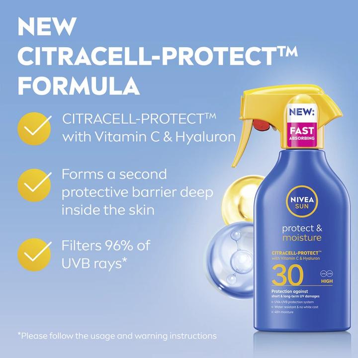 Actual product image NIVEA Sun Protect & Hydrate Spf 30 250ml (SPF 30, 250 ml)