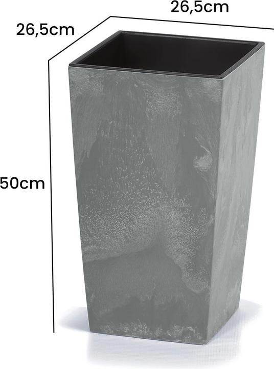 Produktbild Casaria Blumentopf (26.50 x 26.50 x 50 cm)