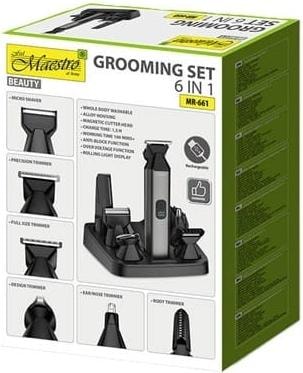 Produktbild Maestro Zestaw do strzyżenia włosów 6w1 USB MR-661
