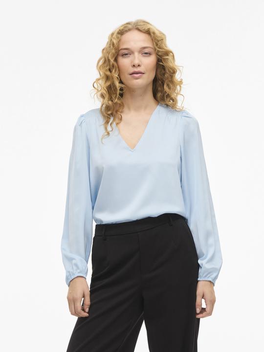 Immagine prodotto Vila VIELLETTE V-Ausschnitt Oberteil mit langen Ärmeln (40)