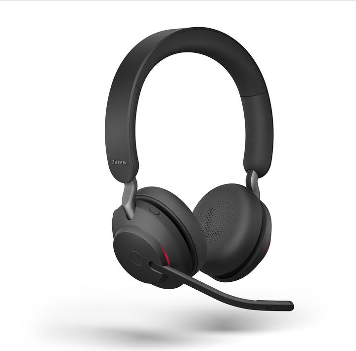 Produktbild Jabra Headset Evolve2 65 Duo UC Schwarz, USB-A, Ladestation (Kabellos, USB-A)