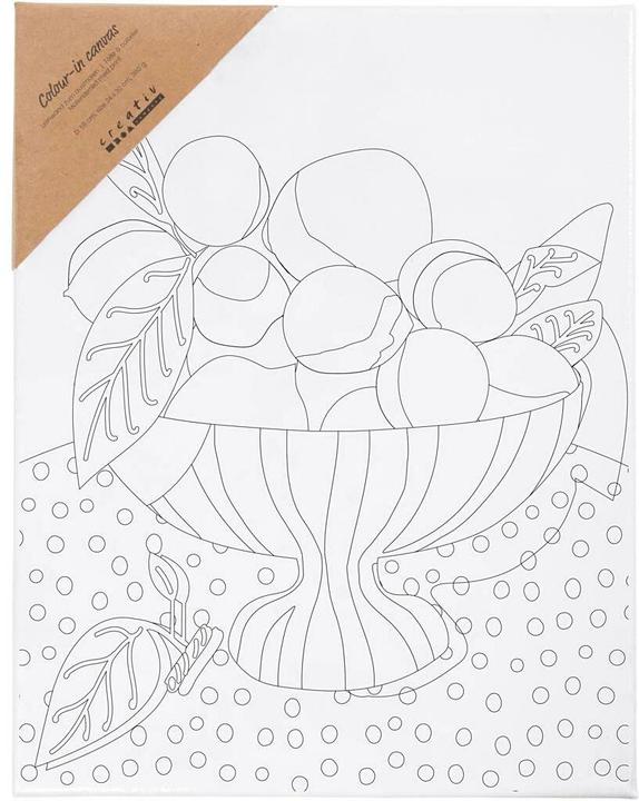 Produktbild Creativ Company Keilrahmen Obstschale 24 x 30 cm, Format: 24 (24 x 30 cm)