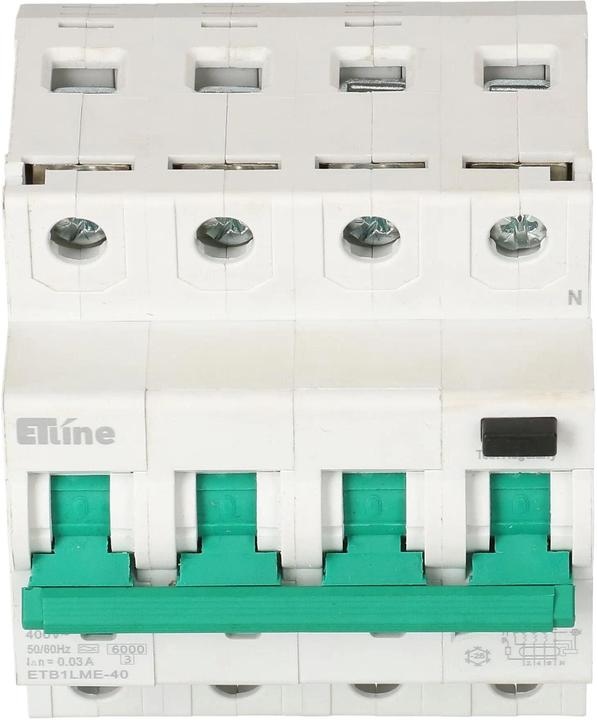 Actual product image Max Hauri FI/LS combination circuit-breaker 3L+N
