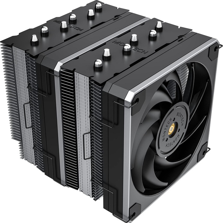 Image du produit Montech Refroidisseur CPU Metal DT24, 2x120mm (153 mm)
