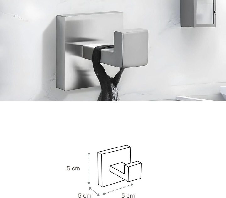 Image du produit Hermex Salle de bain Hardware Set 5-pièces porte-serviettes papier toilette