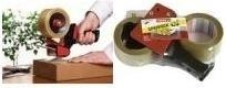 Immagine prodotto tesa Set di dispenser manuali tesapack con 2 nastri da imballaggio in PVC antistrappo (50 mm)