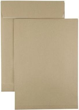 Actual product image Neutralware Folding pocket DIN E4 280 x 400 mm (W x H) without window 150g/m² with self-adhesive Omypack brown