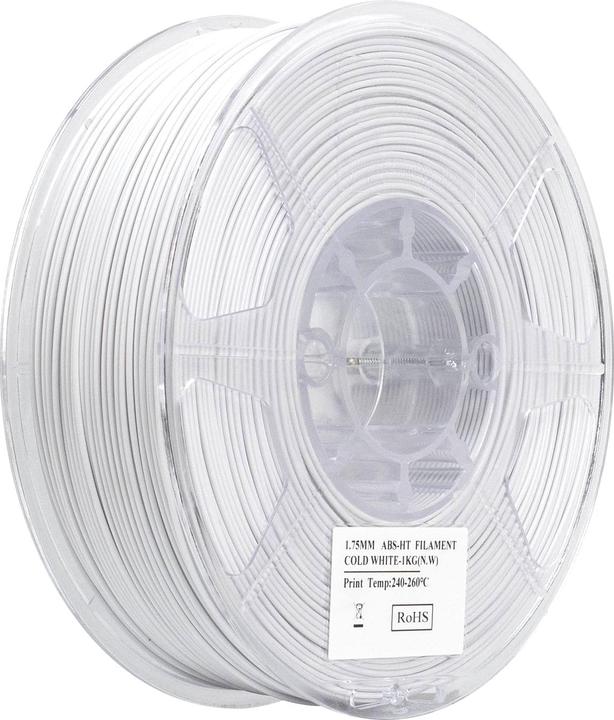 Actual product image eSUN EABS-HT 1,75mm COLD WHITE 1kg (ABS, 1.75 mm, 1000 g)