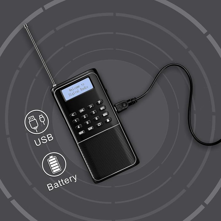 Actual product image Radioddity Tragbares DAB-Radio RD23 (DAB+, Bluetooth)