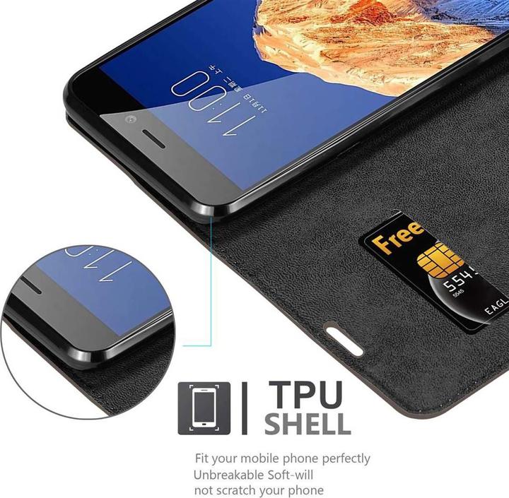 Actual product image Cadorabo Book Invisible Magnet Cover (ZTE Nubia N1)