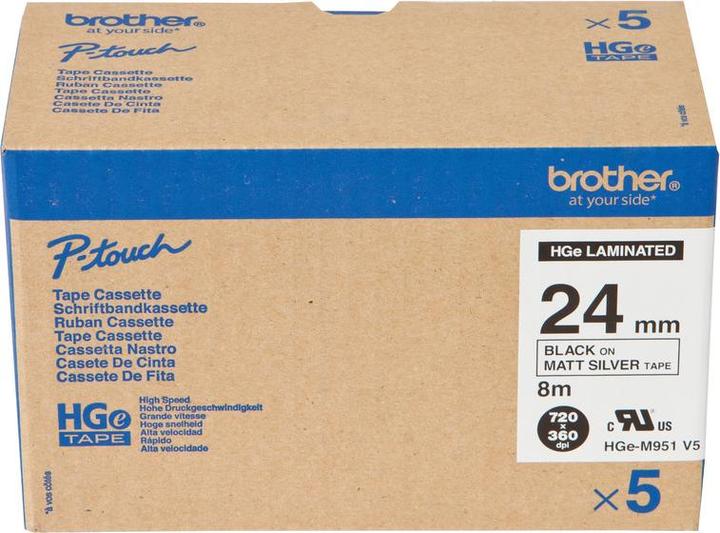 Productafbeelding Brother P-Touch (2.40 cm, Zilver, Zwart)