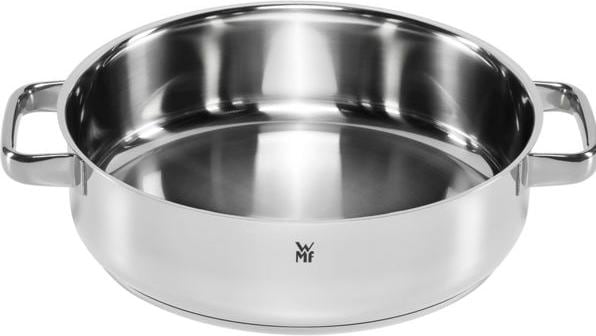 Produktbild WMF Kochtopf Dampfgarer rund 28cm Glasdeckel Silikonrand Vitalis Edelstahl (EU-Stecker)