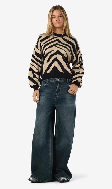 Produktbild Noisy May Gemusterter Pullover (XS)