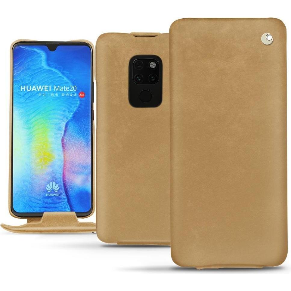 Thumbnail - Noreve Lederschutzhülle vertikal (Huawei Mate 20), Smartphone Hülle, Braun