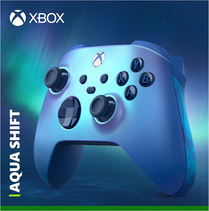 Produktbild Microsoft Xbox Wireless Controller - Aqua Shift Special Edition (Xbox Series X, Xbox One X, PC, Xbox One S, Xbox Series S)